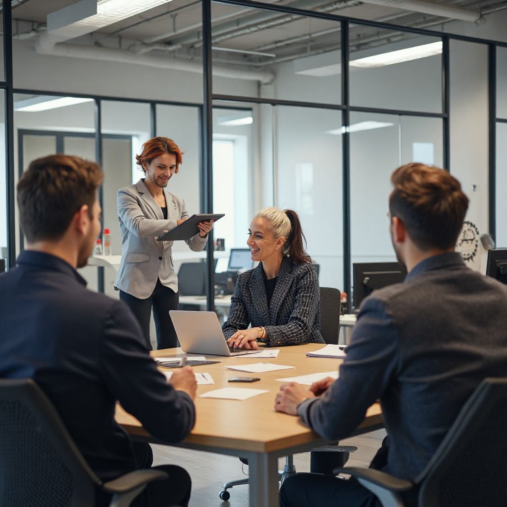 Corporate training session